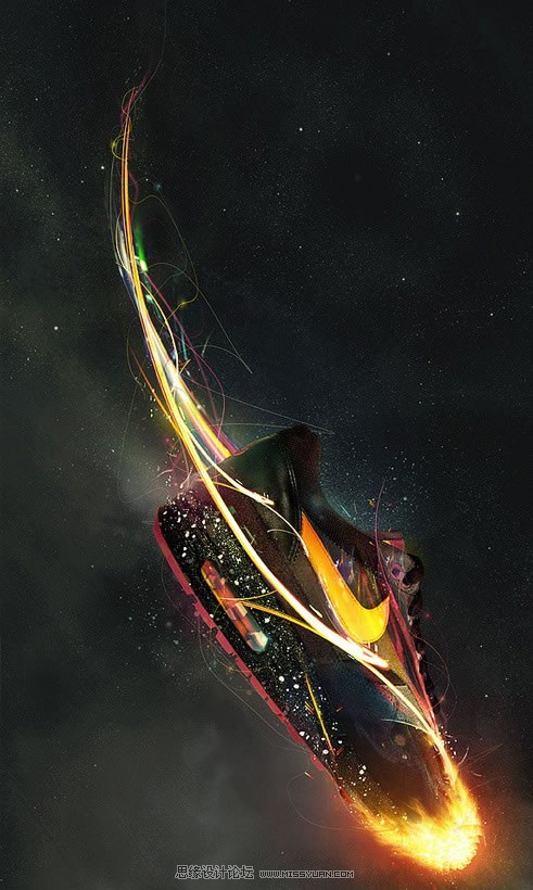 设计教程:光线效果之光的轨迹