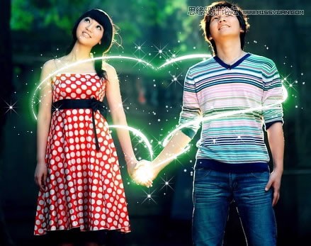 设计教程:光线效果之光的轨迹