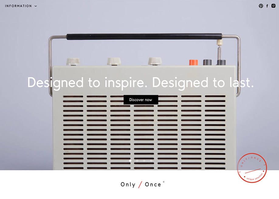 40个创意爆棚的电商网站设计欣赏