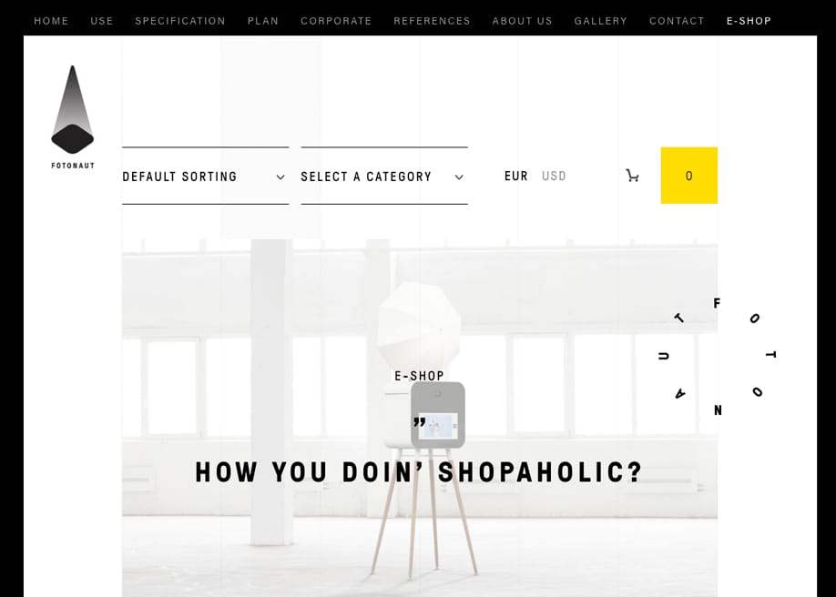 40个创意爆棚的电商网站设计欣赏