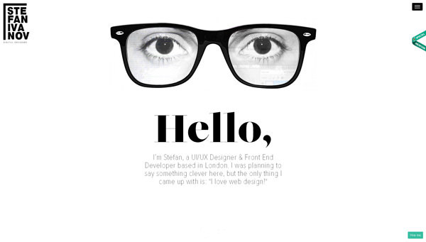 20个简洁风格的设计师网站设计欣赏