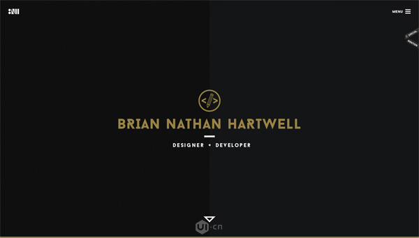 20个简洁风格的设计师网站设计欣赏