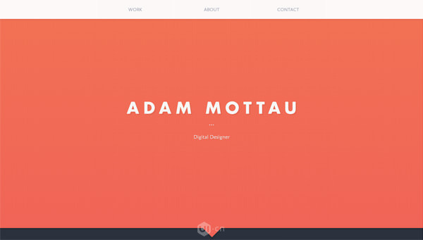 20个简洁风格的设计师网站设计欣赏