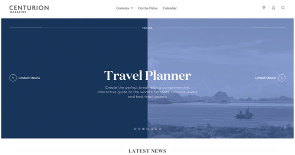 精选国外杂志风格网页设计欣赏