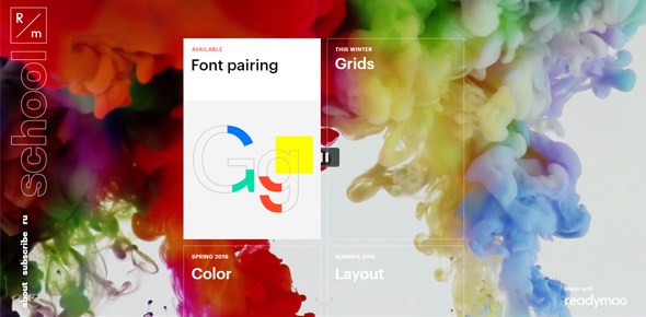 精选国外杂志风格网页设计欣赏