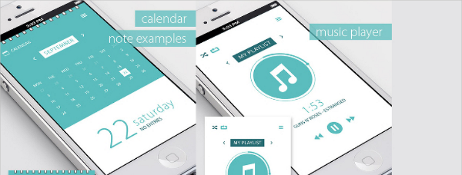 20个优秀手机界面扁平化设计欣赏