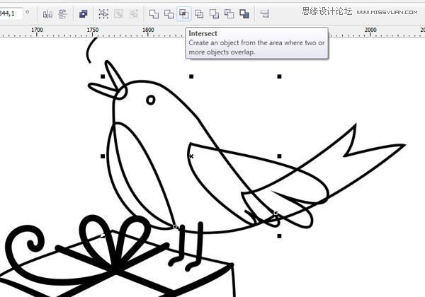 CorelDRAW绘制卡通风格的圣诞节插画