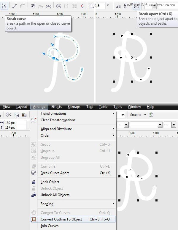 CorelDRAW绘制卡通风格的圣诞节插画