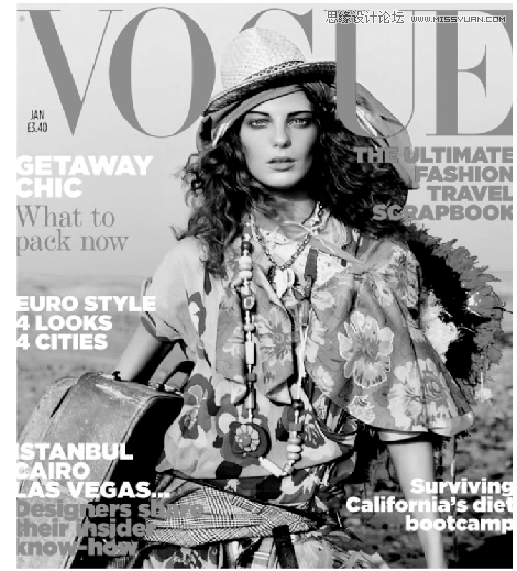 CorelDRAW快速制作黑白风格的人像照片