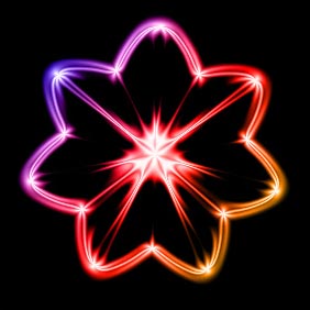 使用Photoshop滤镜打造绚丽花朵设计教程