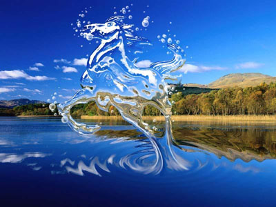 使用Photoshop扭曲滤镜制作液体马效果图片教程