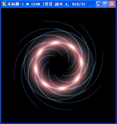 使用Photoshop滤镜打造螺旋线特效效果教程