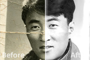 使用Photoshop简单修复破损的老照片教程