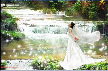 使用Photoshop给婚纱照片调色与美化教程