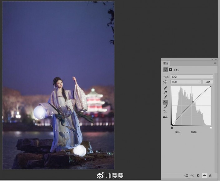 夜景调色：用LR给夜景人像进行修图