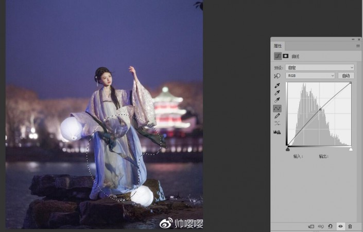 夜景调色：用LR给夜景人像进行修图