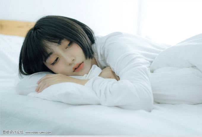 通透效果:用LR软件调出人像小清新效果