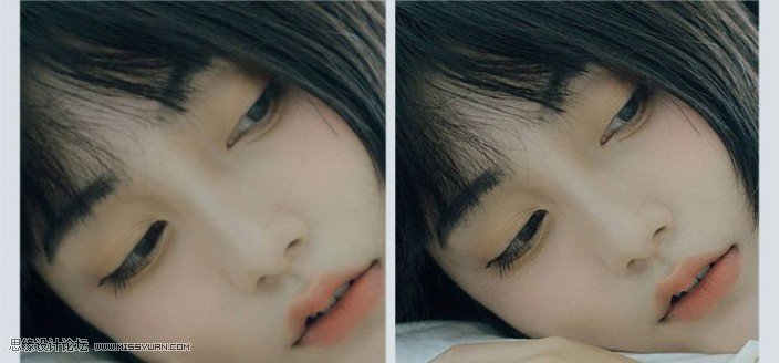 通透效果：用LR软件调出人像小清新效果