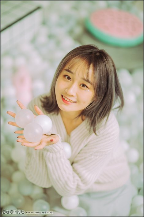 粉彩效果：用LR调出人像粉彩艺术效果