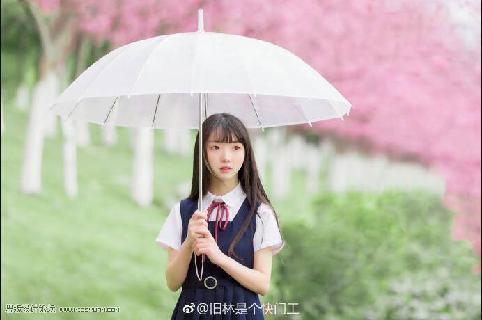 小清新效果：用LR调出人像唯美清新效果