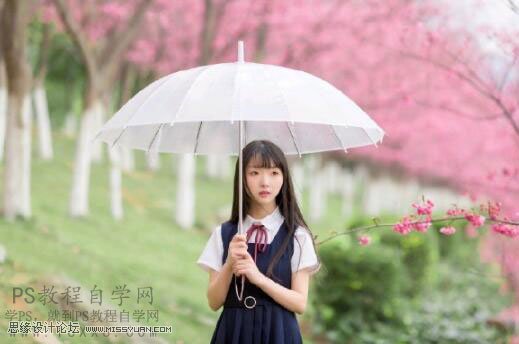 小清新效果：用LR调出人像唯美清新效果