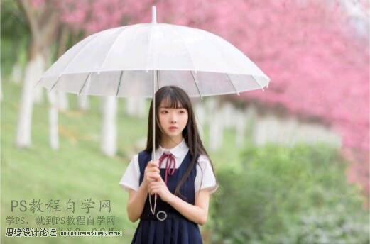 小清新效果：用LR调出人像唯美清新效果