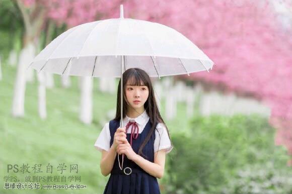 小清新效果：用LR调出人像唯美清新效果