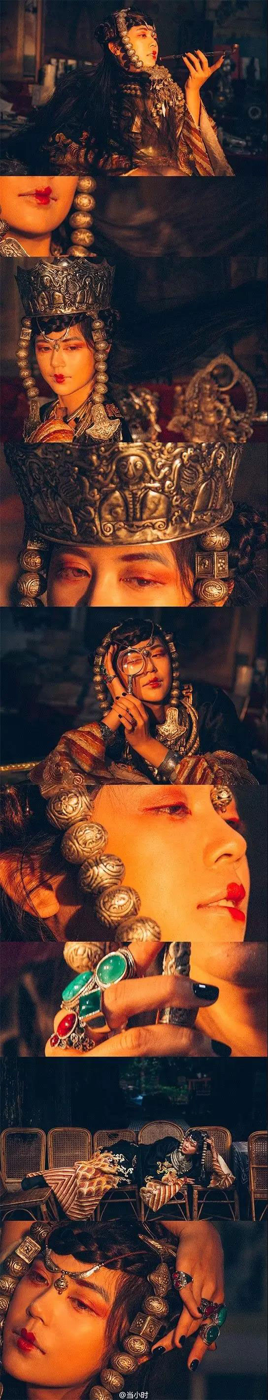 LR教程：调出复古国画风的人像作品