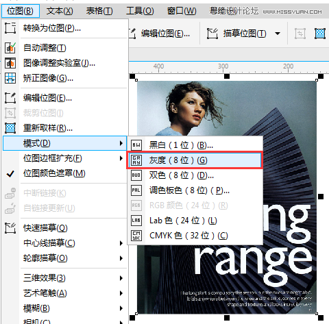 CorelDRAW制作半调网屏艺术效果