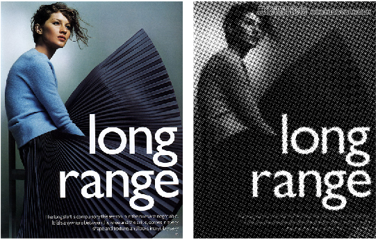 CorelDRAW制作半调网屏艺术效果