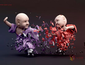 3DsMAX制作简单爆炸效果的场景图片设计教程