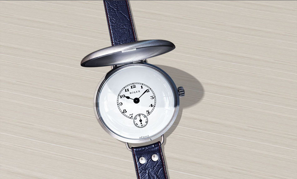 3ds MAX绘制逼真的劳力士手表效果图