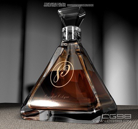 Maya教程:如何创建盛放液体的玻璃器皿材质