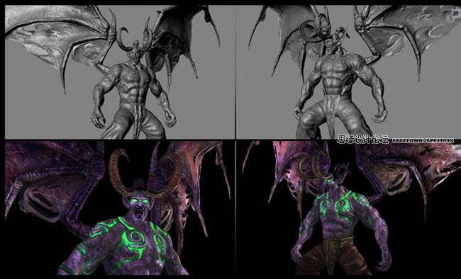 Maya制作华丽复杂的伊利丹教程