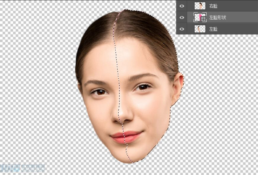 Photoshop合成创意头像长出花朵效果