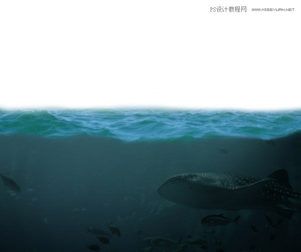 创意合成:用PS合成水中漂流的可爱猫咪