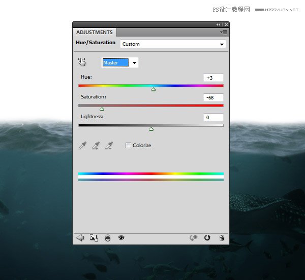 创意合成:用PS合成水中漂流的可爱猫咪