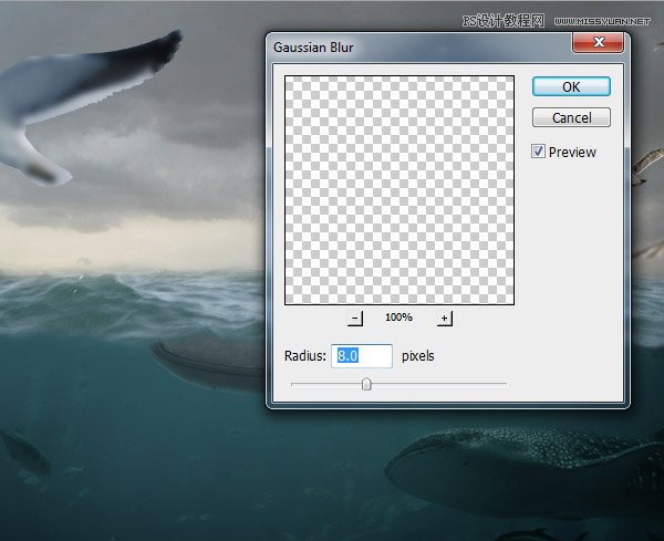 创意合成：用PS合成水中漂流的可爱猫咪
