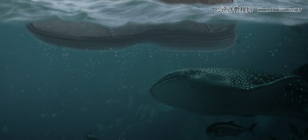 创意合成：用PS合成水中漂流的可爱猫咪