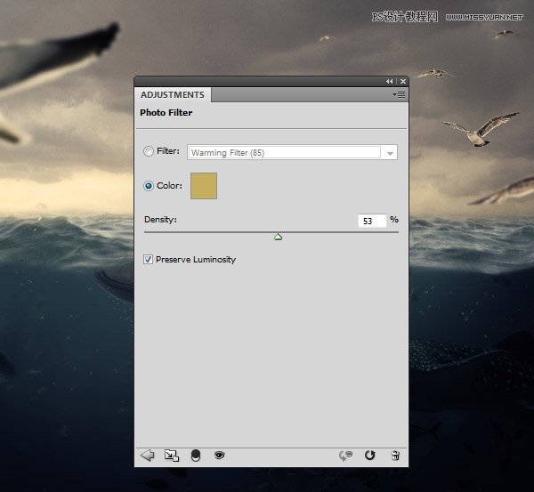 创意合成：用PS合成水中漂流的可爱猫咪