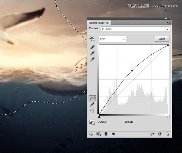 创意合成：用PS合成水中漂流的可爱猫咪