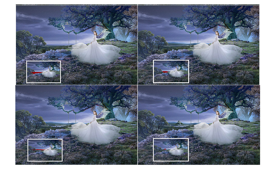 童话场景：用PS合成森林中的精灵仙子