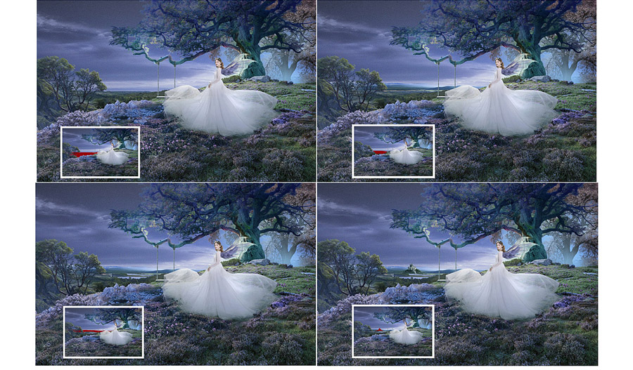 童话场景：用PS合成森林中的精灵仙子