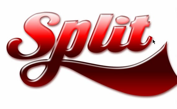 Photoshop打造水晶质感文字效果字体设计教程