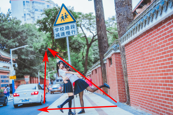 详细解析人像摄影构图中的使用技巧