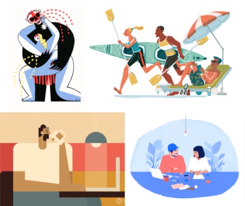 多种方法快速掌握不同的插画风格