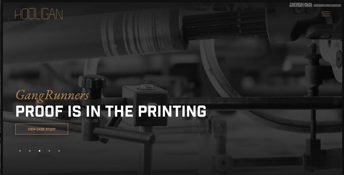 详解深色系网站界面的设计技巧